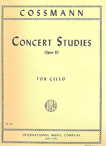 Concert Studies op.10  for cello  