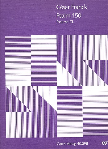 Psalm 150  für gem Chor, Streicher und Orgel  Partitur (dt/fr)