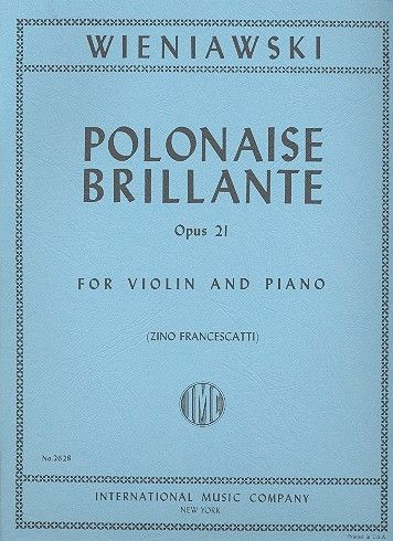 Polonaise brillante A major op.21  for violin and piano  