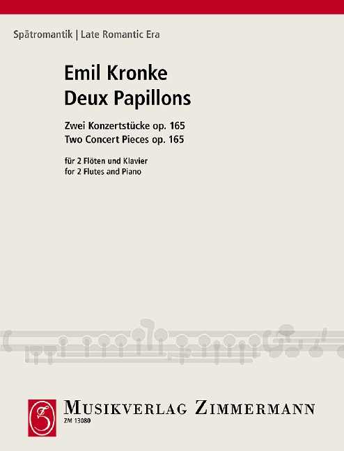 2 Papillons op.165  für 2 Flöten und Klavier  