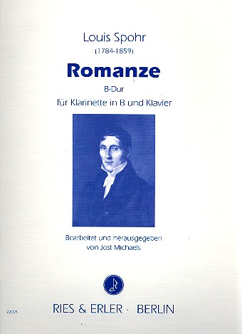 Romanze B-Dur  für Klarinette und Klavier  