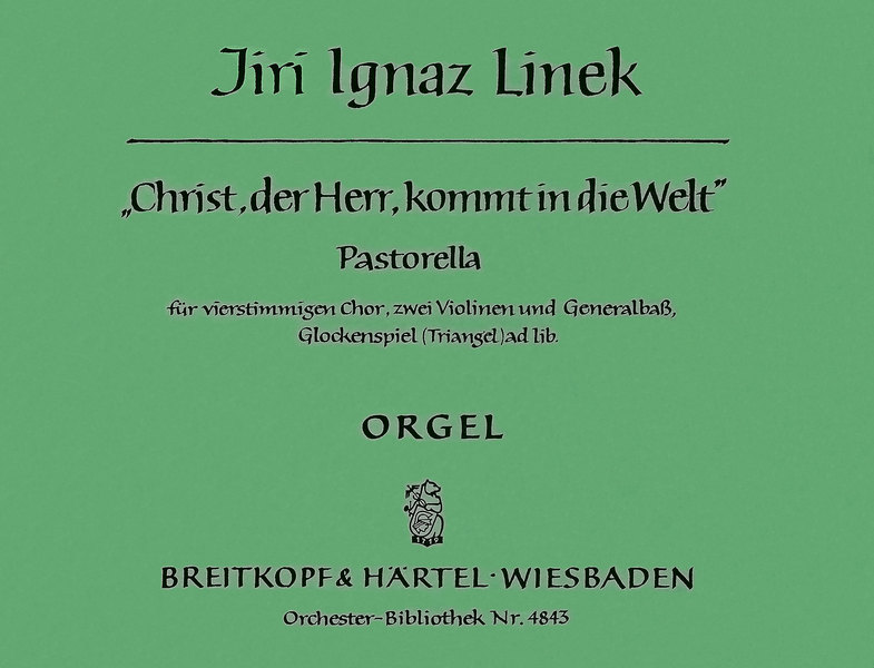 Christ der Herr kommt in die Welt&nbsp;&nbsp;für gem Chor und Orchester&nbsp;&nbsp;Orgel