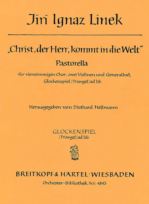 Christ der Herr kommt in die Welt&nbsp;&nbsp;für gem Chor und Orchester&nbsp;&nbsp;Glockenspiel