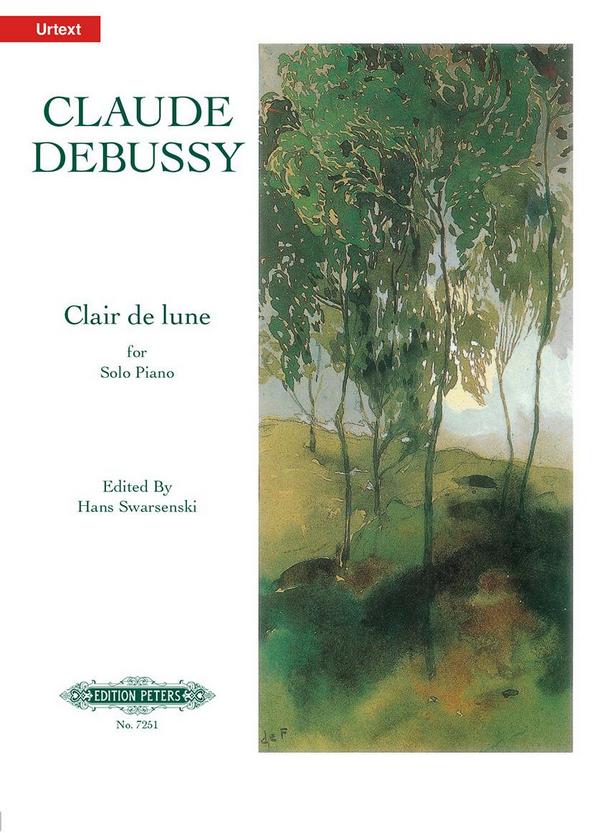 Clair de lune  from Suite bergamasque  for piano  