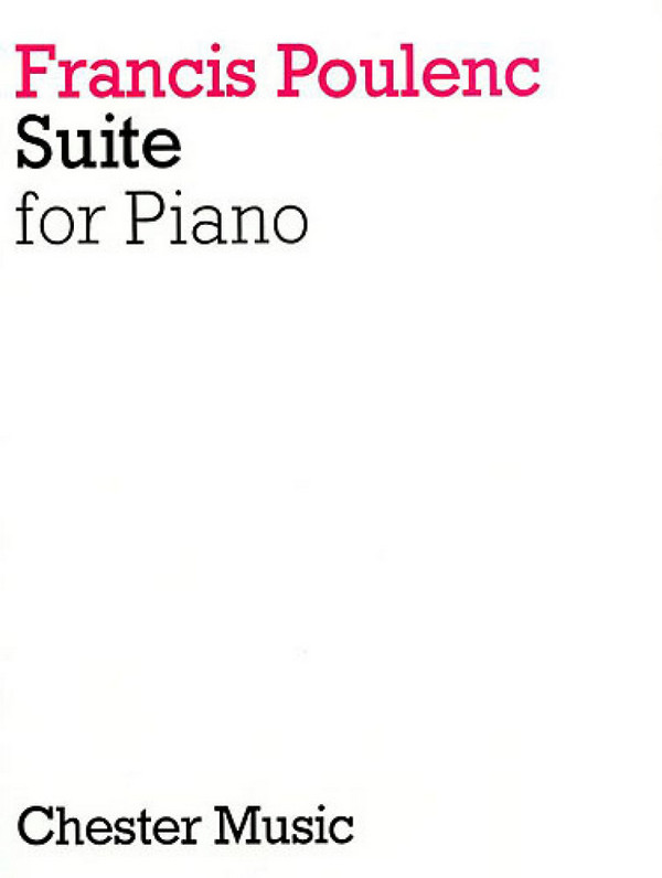 Suite&nbsp;&nbsp;for piano&nbsp;&nbsp;