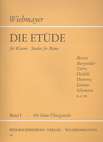 Die Etüde Band 1 - 100 kleine Übungsstücke&nbsp;&nbsp;für Klavier&nbsp;&nbsp;