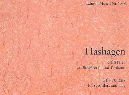 Gesten für einen Blockflötisten  und Tonband  