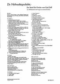 Die Weihnachtsgeschichte&nbsp;&nbsp;für Kinderchor (SMezA) mit Soli, Sprecher und Instrumenten&nbsp;&nbsp;Textblatt - plattdeutsch