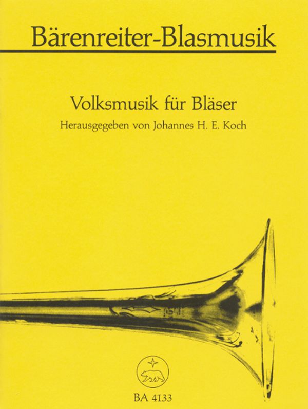 Volksmusik für Bläser &nbsp;&nbsp;für 4-6stimmigen Bläserchor&nbsp;&nbsp;Partitur