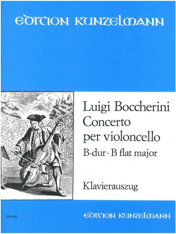 Konzert B-Dur&nbsp;&nbsp;für Violoncello und Orchester&nbsp;&nbsp;Für Violoncello und Klavier