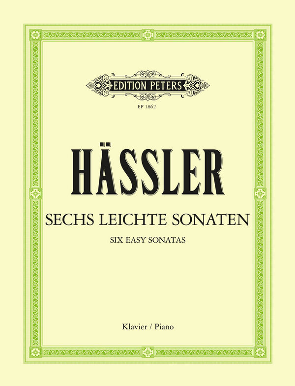 6 leichte Sonaten&nbsp;&nbsp;für Klavier&nbsp;&nbsp;