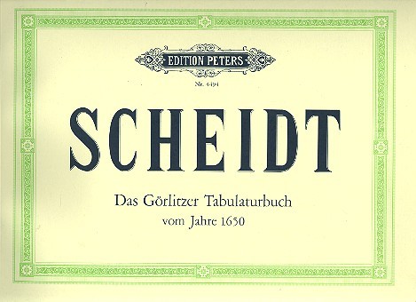 Görlitzer Tabulatur&nbsp;&nbsp;für Orgel&nbsp;&nbsp;