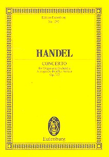 Konzert A-Dur op.7,2  für Orgel und Orchester  Studienpartitur