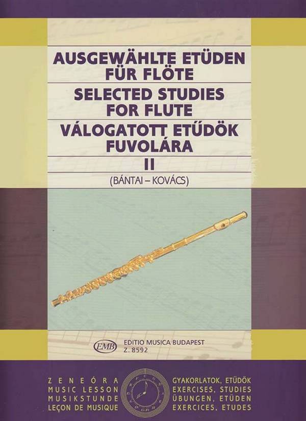 Ausgewählte Etüden Band 2&nbsp;&nbsp;für Flöte&nbsp;&nbsp;