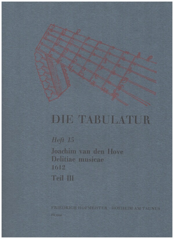 Delitiae musicae (1612) Band 3  für Laute  