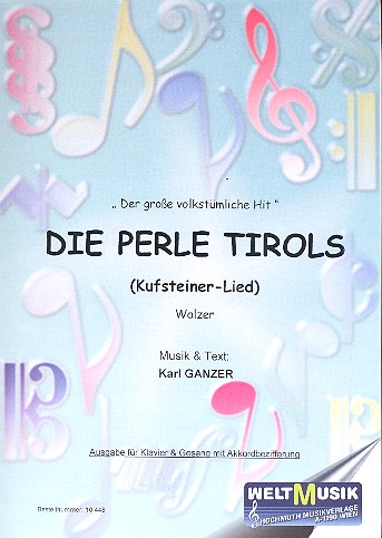 Kufsteiner Lied&nbsp;&nbsp;für Klavier / Akkordeon&nbsp;&nbsp;Einzelausgabe