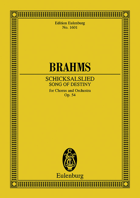 Schicksalslied op.54&nbsp;&nbsp;für Chor und Orchester&nbsp;&nbsp;Studienpartitur