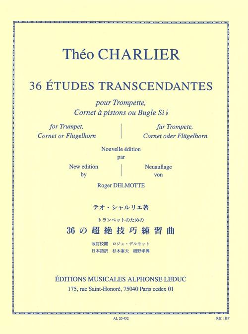 36 études transcendantes  pour trompette  
