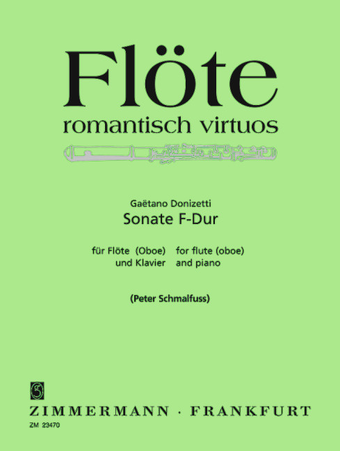 Sonate F-Dur&nbsp;&nbsp;für Flöte (Oboe) und Klavier&nbsp;&nbsp;