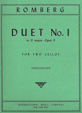Duet D major op.9,1  for 2 celli  