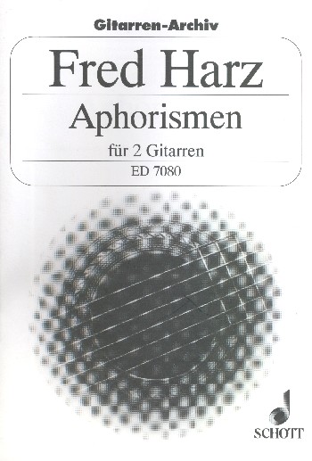 Aphorismen&nbsp;&nbsp;für 2 Gitarren&nbsp;&nbsp;Partitur