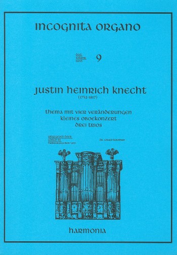 Thema mit 4 Veränderungen, Kleines  Oboekonzert und 3 Trios für Orgel  