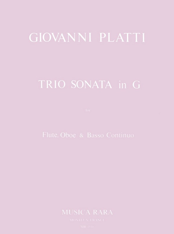 Triosonate G-Dur  für Flöte, Oboe und Bc  