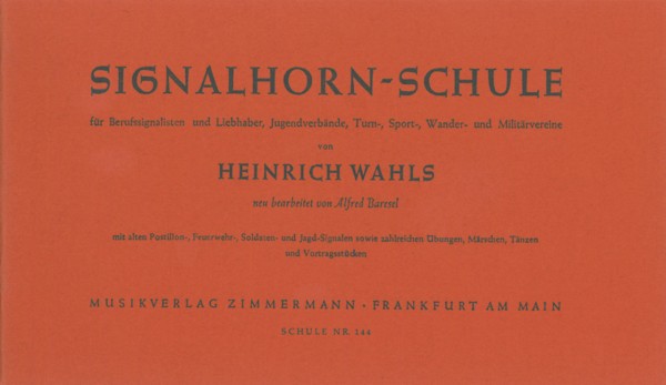 Schule für Signalhorn&nbsp;&nbsp;&nbsp;&nbsp;