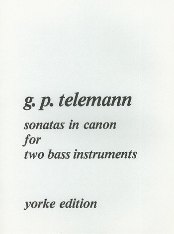 Sonatas in Canon vol.1 for 2 bass