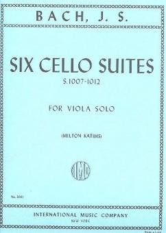 6 Cello Suites&nbsp;&nbsp;for viola&nbsp;&nbsp;