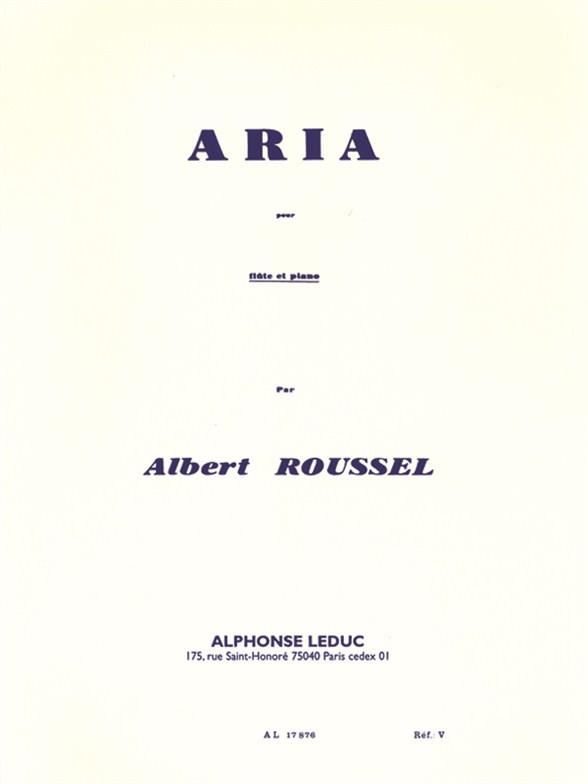Aria  pour flûte et piano  