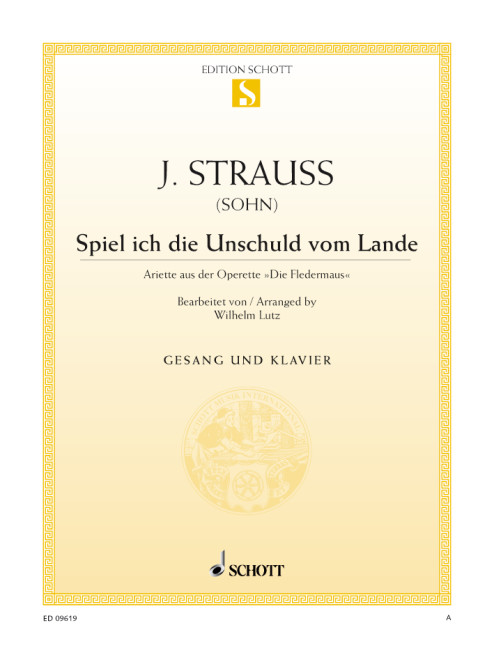 Spiel ich die Unschuld vom Lande&nbsp;&nbsp;für Koloratursopran und Klavier&nbsp;&nbsp;