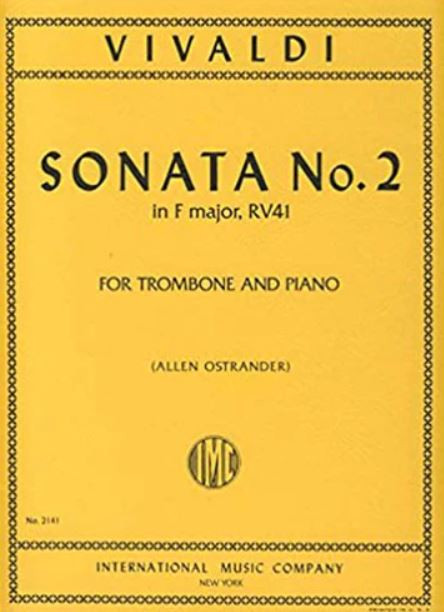 Sonata F major no.2&nbsp;&nbsp;for trombone and piano&nbsp;&nbsp;OSTRANDER, A., ED.