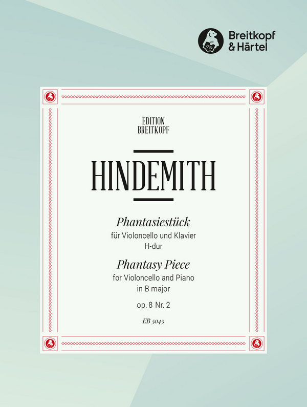 Phantasiestück op.8,2  für Violoncello und Klavier  