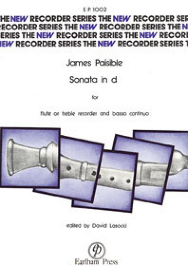 Sonata d minor  for treble recorder and bc  score and 2 parts