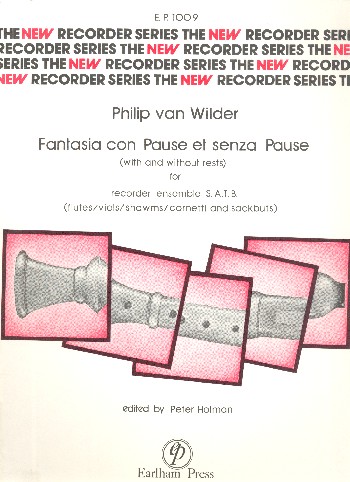 Fantasia con pause et senza pause  for recorder ensemble (SATB)  score and 4 parts