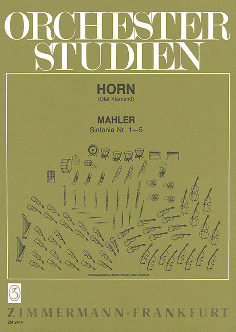 Orchesterstudien - Sinfonien Nr.1-5  für Horn  