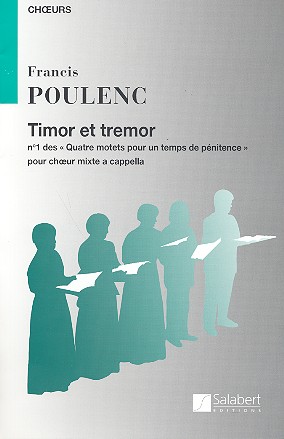 Timor et Tremor&nbsp;&nbsp;pour  choir mixte (lat)&nbsp;&nbsp;partition