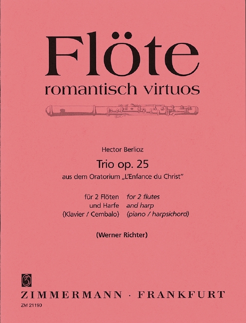 Trio aus 'L'enfance du christ' op.25&nbsp;&nbsp;für 2 Flöten und Harfe&nbsp;&nbsp;