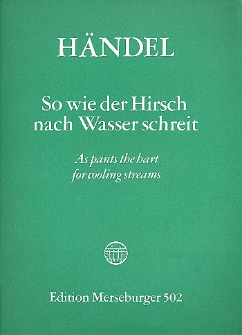 So wie der Hirsch nach Wasser schreit&nbsp;&nbsp;für Soli (STB), Chor und Orchester (1. Fassung)&nbsp;&nbsp;Partitur