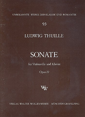 Sonate op.22 für Violoncello  und Klavier  