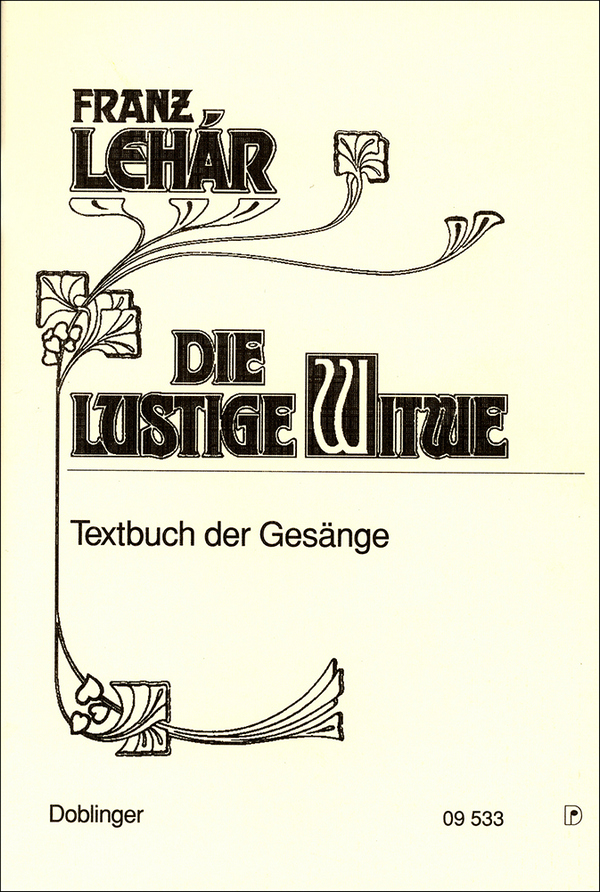 Die lustige Witwe&nbsp;&nbsp;&nbsp;&nbsp;Libretto (dt)