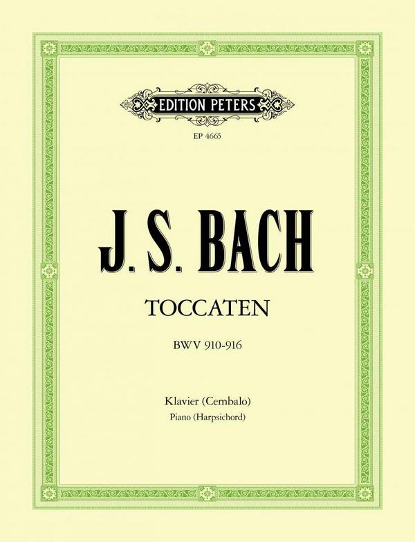 7 Toccaten BWV910-916&nbsp;&nbsp;für Klavier&nbsp;&nbsp;