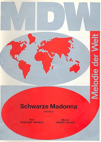 Schwarze Madonna&nbsp;&nbsp;für Gesang und Klavier&nbsp;&nbsp;Einzelausgabe