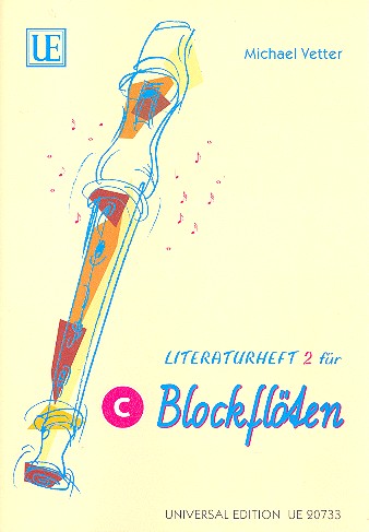 Blockflötenschule - Literaturheft Band 2  für C-Blockflöte  