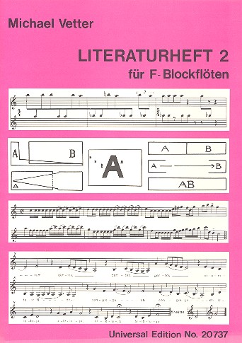 Blockflötenschule - Literaturheft Band 2  für F-Blockflöte  