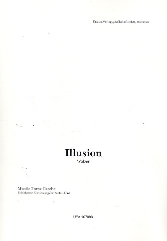 Illusion: Einzelausgabe  für Klavier  