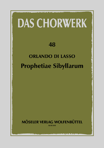 Prophetiae sibyllarum 13 Motetten&nbsp;&nbsp;für gem Chor&nbsp;&nbsp;Partitur (la/dt)