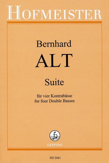 Suite  für 4 Kontrabässe  Partitur und Stimmen