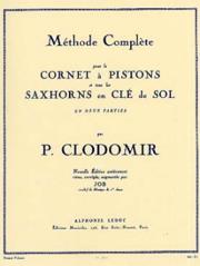 Methode complete vol.1 pour le cornet&nbsp;&nbsp;a pistons et tous les saxhorns en&nbsp;&nbsp;cle de sol